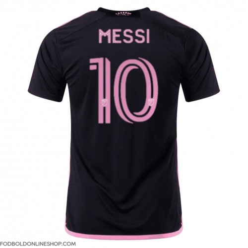 Inter Miami Lionel Messi #10 Udebanetrøje 2023-24 Kortærmet